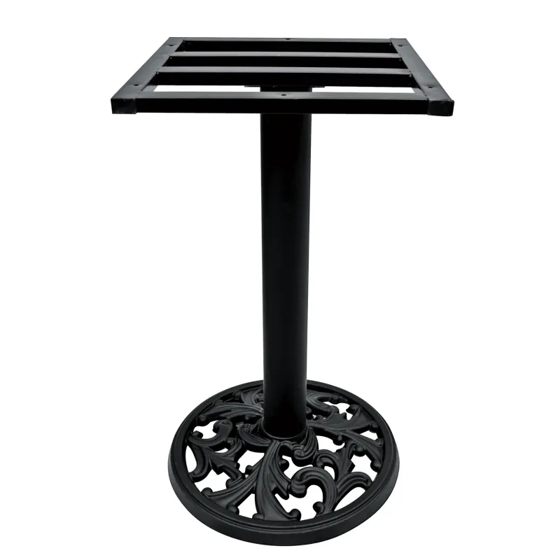 Bar Height Metal Table Legs ZHD Hardware Manufacture Black Or Customization 3