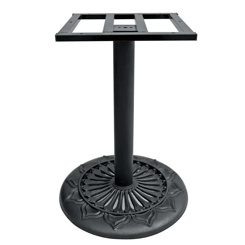 Bar Height Metal Table Legs ZHD Hardware Manufacture Black Or Customization 5