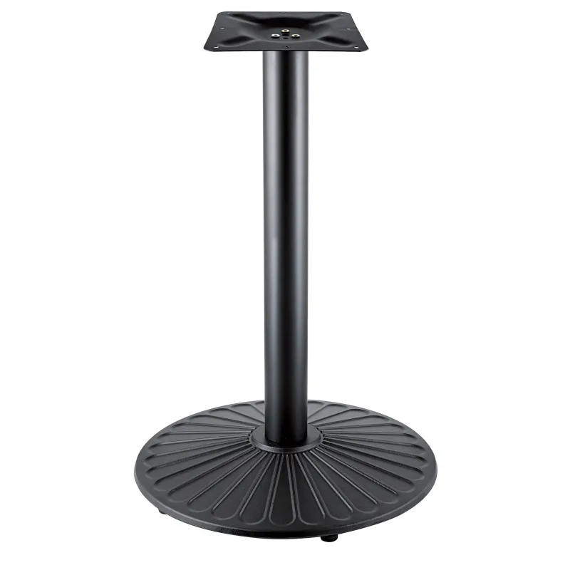 Bar Height Metal Table Legs ZHD Hardware Manufacture Black Or Customization 8