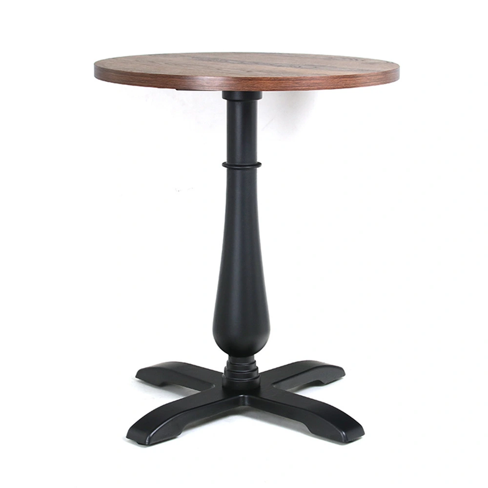 Black Powder Coated Cast Iron X-Base Table Base 1