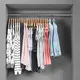 Industrial Pipe Wall Mounted Garment Rack Customization ZHD Hardware 5