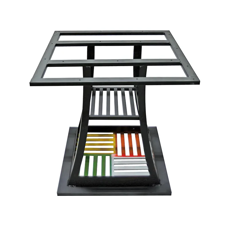 Dining Table Metal Frame 10 Sets ZHD Hardware Brand Customization 4