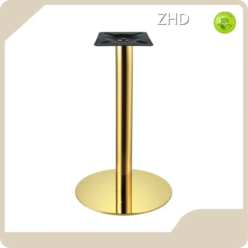Custom Gold Base Round Dining Table TT Full Payment Before Shipment (30% in Advance ZHD Hardware 1