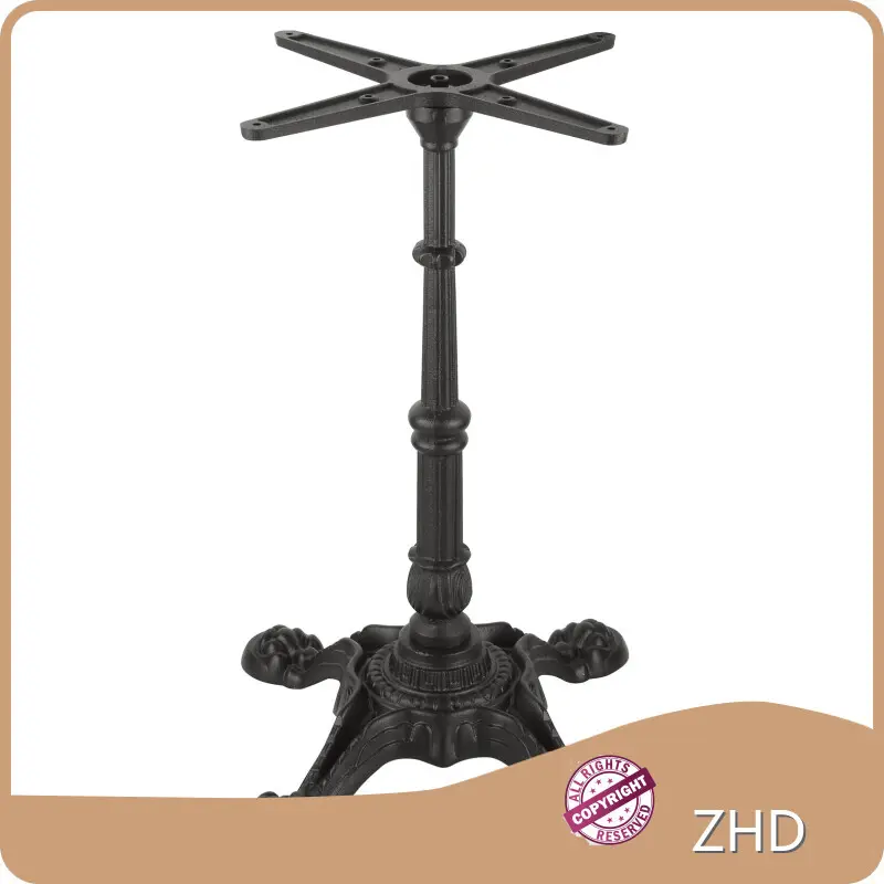 Antique Cast Iron Table Legs Black Or Customization by ZHD Hardware 1