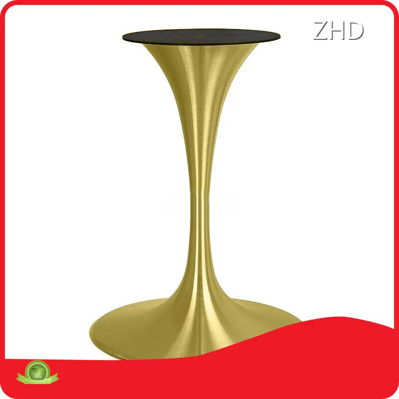 ZHD Hardware Stainless Steel Dining Room Table Base 1