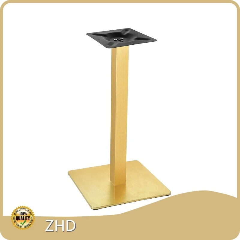 ZHD Hardware Brand Black Iron Table Base Supplier 1