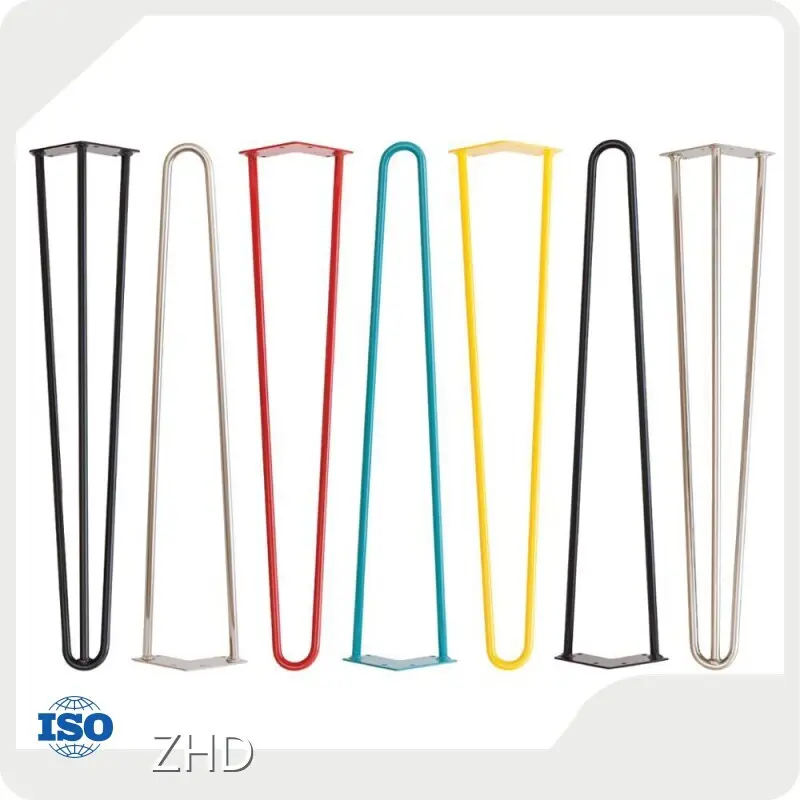 Custom 18 Inch Metal Table Legs Iron ZHD Hardware 1