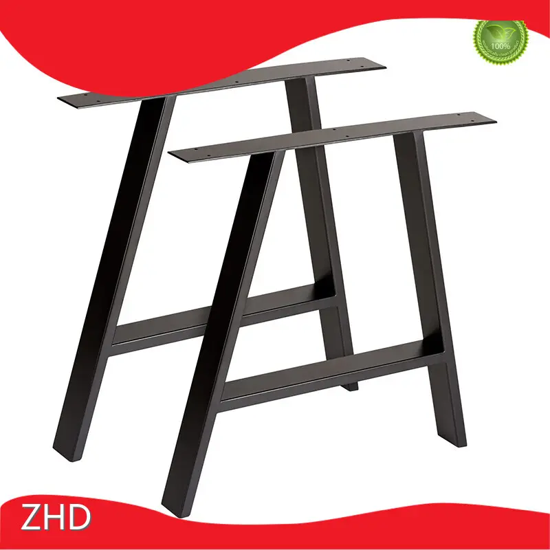 White Desk Silver Legs Customization by ZHD Hardware 1