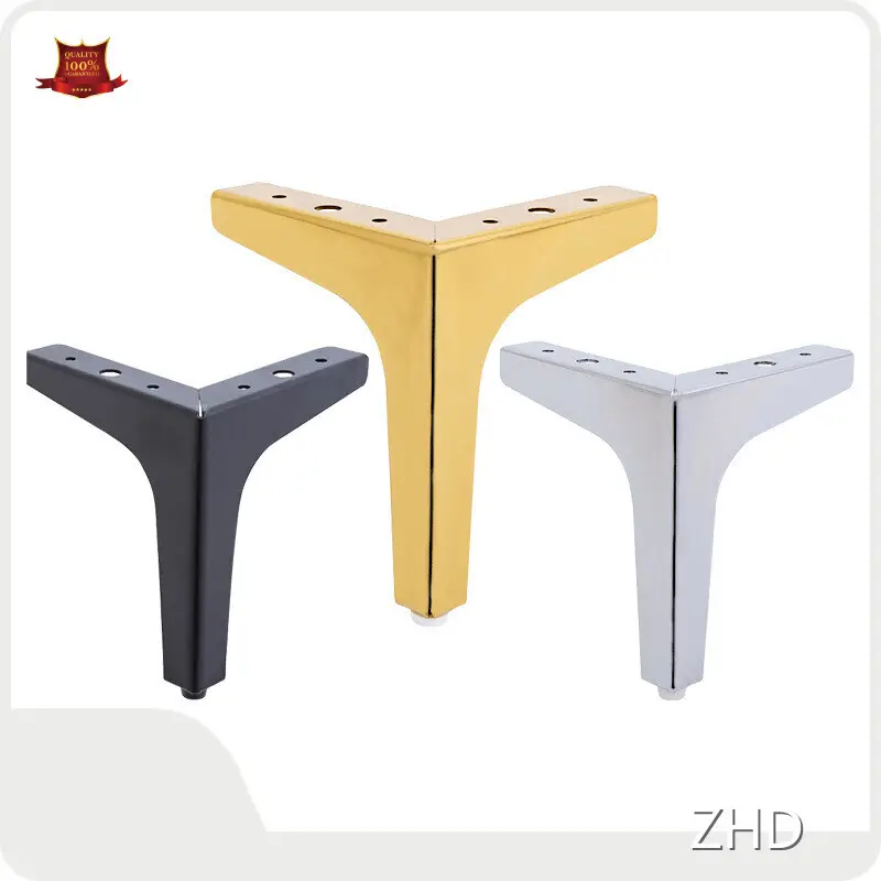 ZHD Hardware Black Metal Cabinet Legs TT Full Payment Before Shipment (30% in Advancemanufacturer 1