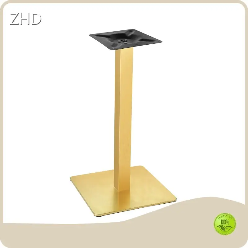 Hot Brushed Stainless Steel Table Legs Stainless Steel ZHD Hardware Brand 1