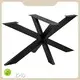 Wholesale Glass Coffee Table Black Legs ZHD Hardware Brand 1