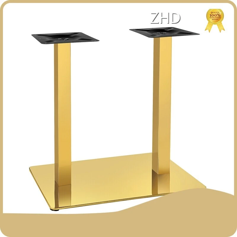 Custom Round Dining Table with Gold Base 720mm Or Customization ZHD Hardware 1