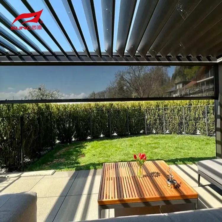 SUNC Electric Louvered Pergola Manufacturers 3
