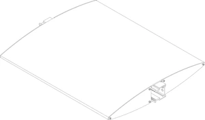 Aerofoils Louvre Sistema di facciata Decorazione Durable Lunghezza di lama 7200 mm MAX