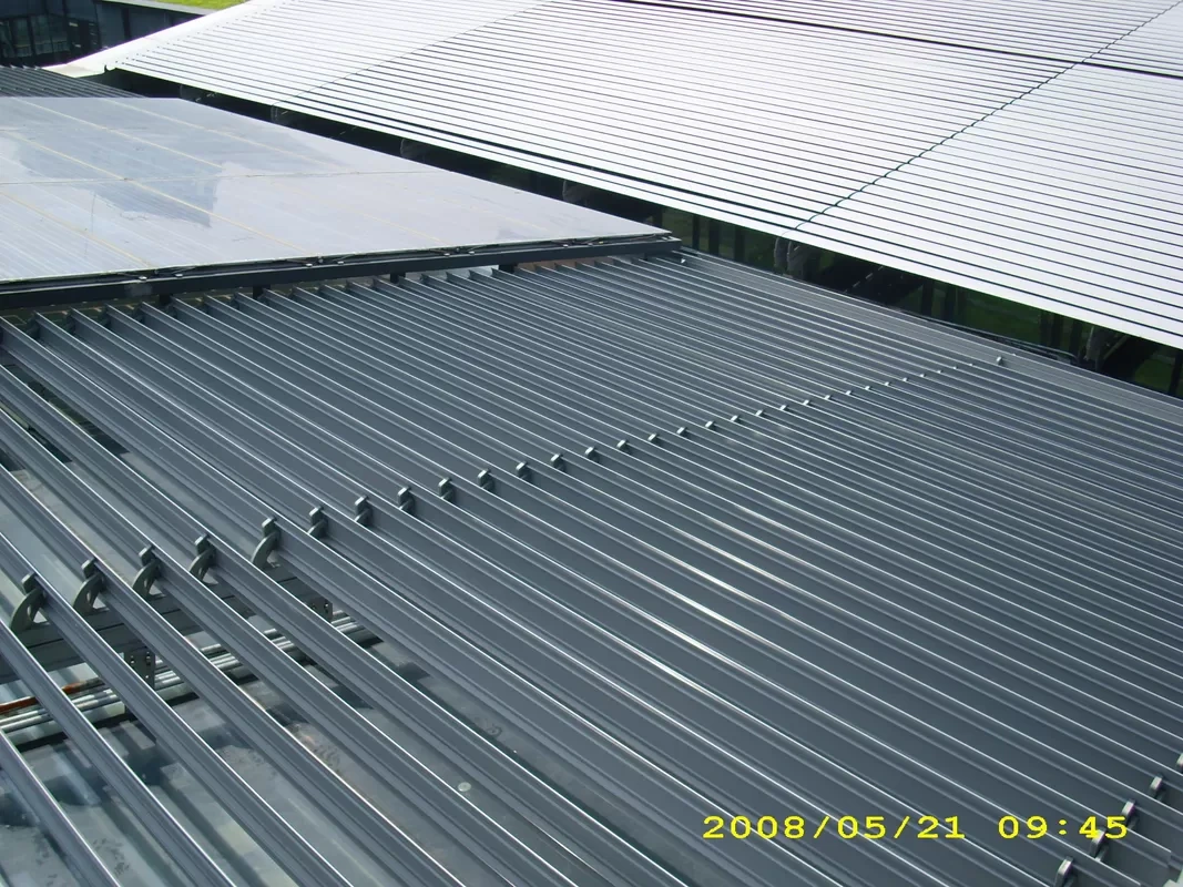 Construción de proxectos a gran escala Sistemas de tellado retráctil de aleación de aluminio Decoración Aeroscreen 2
