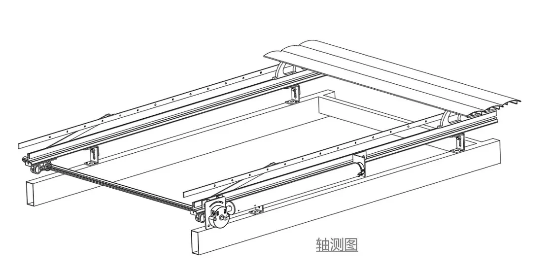Aerofoil хэлбэр Хөнгөн цагаан нар Louvers Мотор Гадна хананы систем Архитектур фасад 1