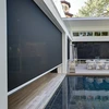 Sab nraum zoov Waterproof 5000cm Pergola Zip Track Blinds 1