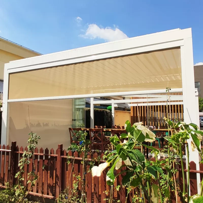 Dallóga Rian Zip Windproof Do BALCÓIN Bialann Ceannbhrait Pergola 1