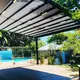 Aluminiumraampergola moet onderhandel word SUNC Brand Intertek 2
