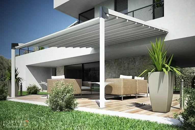 PVC Sail Sunshade amupada Awning Pergola Oju ojo sooro 1