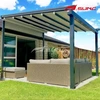 Mabomire PVC Fabric amupada orule Pergola Pẹlu LED ina 1