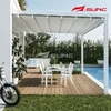 Motorized Awning Pvc Sail Retractable Roof Pergola ការការពារទឹកភ្លៀង 1