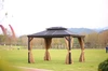 Исботи Rust Polycarbonate Боми дукарата Gazebo бо чаҳорчӯбаи пӯлод 1