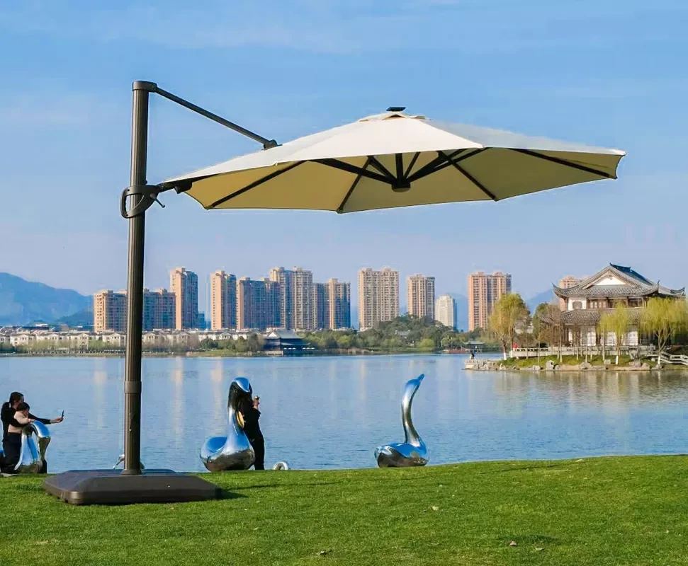 Fa'ato'aga 3.5m Roma Patio Cantilever Waterproof Sunbrella 1