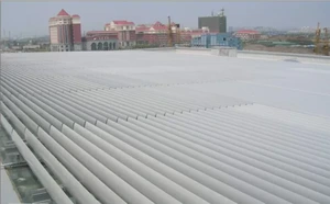 PVDF Mipako Louvre Roof Systems Adjustable External Facade Mwongozo Udhibiti