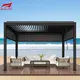 Hot Custom Made Outdoor Blinds Manual Aluminium Pergola SUNC Brand 5