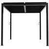 10' Ã 10' Adjustable Hardtop Manual Louvered Pergola Outdoor Patio Sun Shade Shelter 1