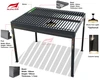 Εγχειρίδιο SUNC 6x3m Λευκό αλουμίνιο Louvered Pergola Outdoor Sun Protection Αδιάβροχο 1