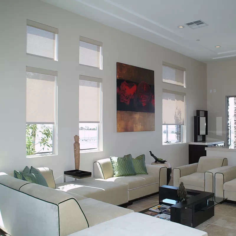 Motorized Roller Custom Electric Blinds Eco - Friendly για διακόσμηση σπιτιού 1
