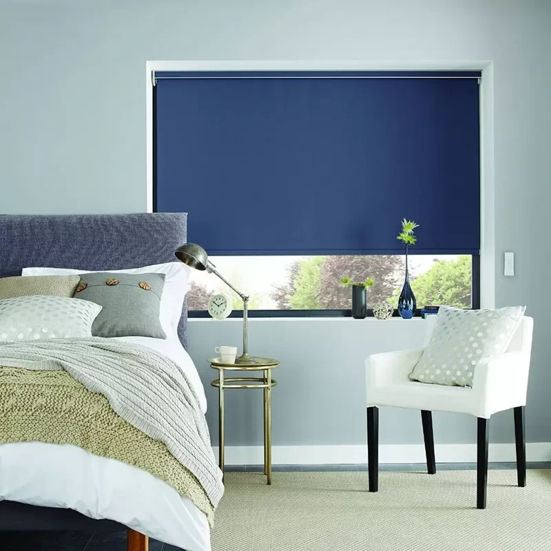Smart Motorized Electric Blinds Mebala e fapaneng ea Taolo ea Remote ea Windows 1