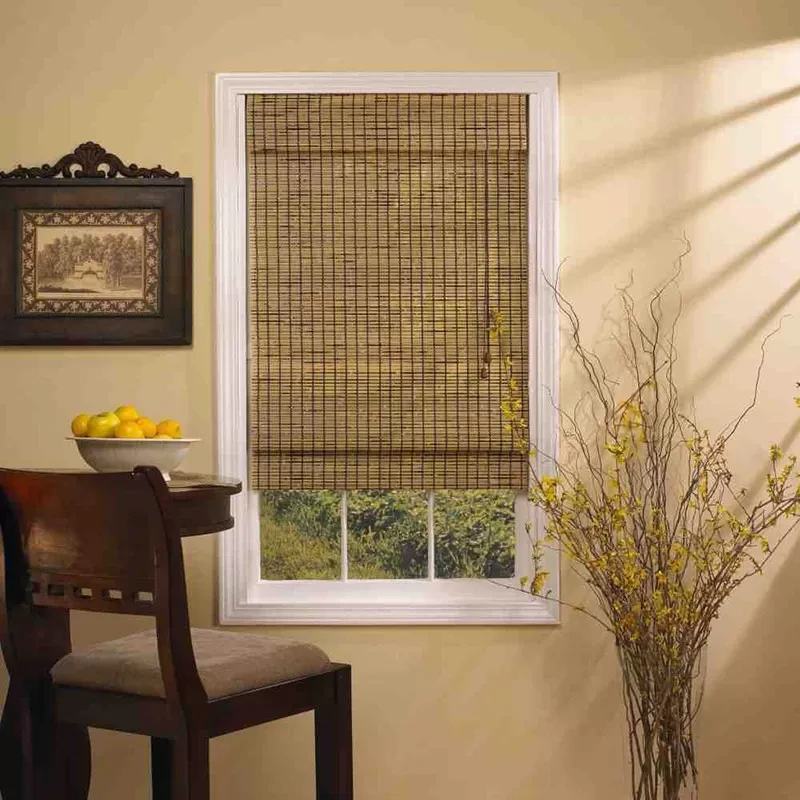 Bamboo Mat Reed Anti Mildew Sun Shade Roller Blinds 1