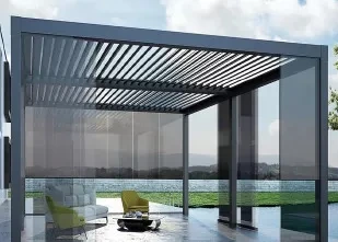 Releediga anoodoksüdatsiooniga 260 mm teraga alumiiniumist pergola