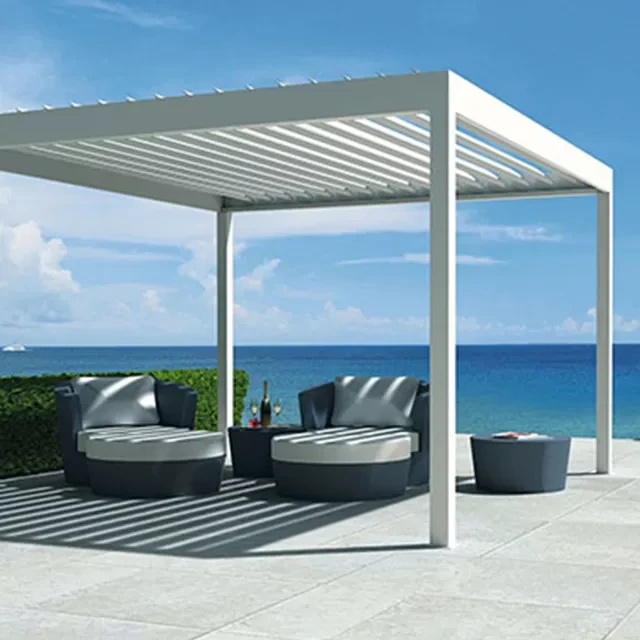 A megliu pergola à persiana SUNC Manufacture 2