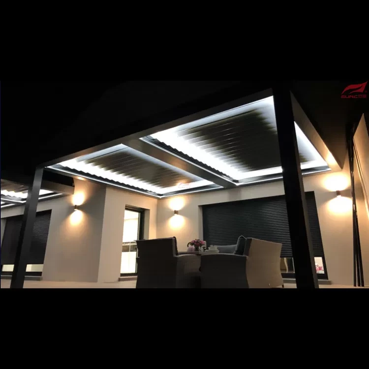 SUNC ຍີ່ຫໍ້ Louvered Pergolas ສໍາລັບການຂາຍຜູ້ສະຫນອງ 2