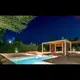 Wax-soo-saarka Beerta Aluminium-ka ee deegaanka-u-saaxiibka ah ee Pergola SUNC 5