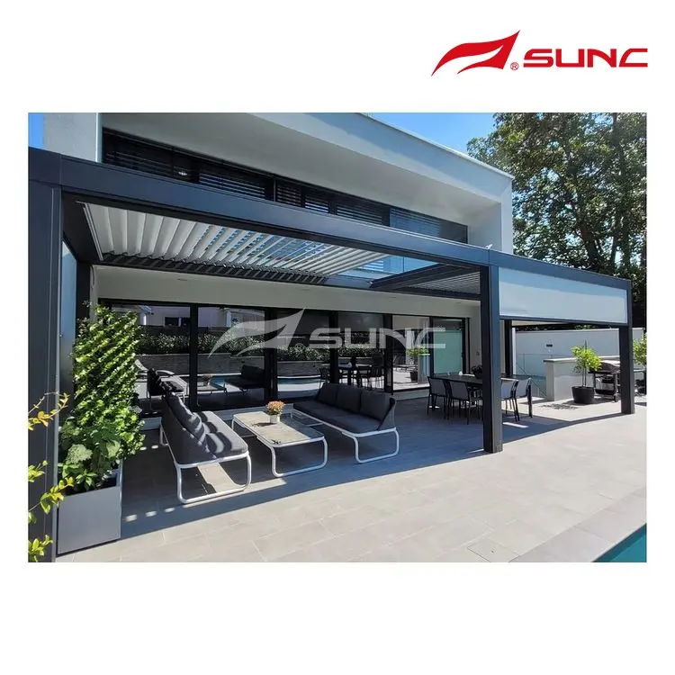 Aluminium Aluminium Toos ah Louvered SUNC, Kartoon ama Kas Alwaax ah 5