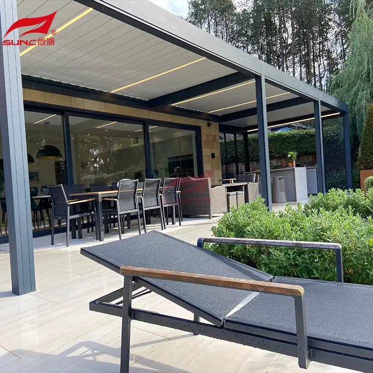 Warmgemaak om te bestel Pergola Aluminium Pergola SUNC-handelsmerk 3