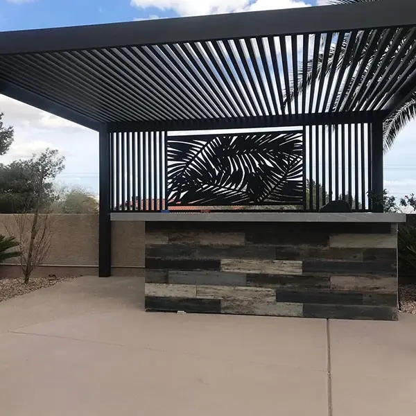 Aṣa Aluminiomu Pergola Companies Price Akojọ | SUNC 4