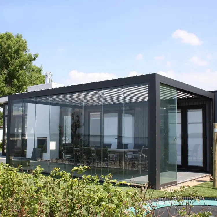 Aṣa Aluminiomu Pergola Companies Price Akojọ | SUNC 5