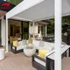 Top SUNC Freestanding Aluminum Pergola Automatic Louvered - SGS 3