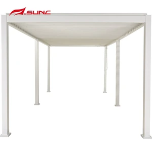 Tuingebou Staal Luier Aluminium Pergola Vrotbestendig geëxtrudeerd