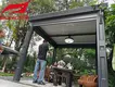 Carton Pergola Custom Automatic Louvered na Case SYNC 2