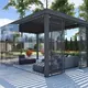 OEM Pergola miaraka amin'ny Lisitry ny vidin'ny Louvers Motorized | SUNC 3