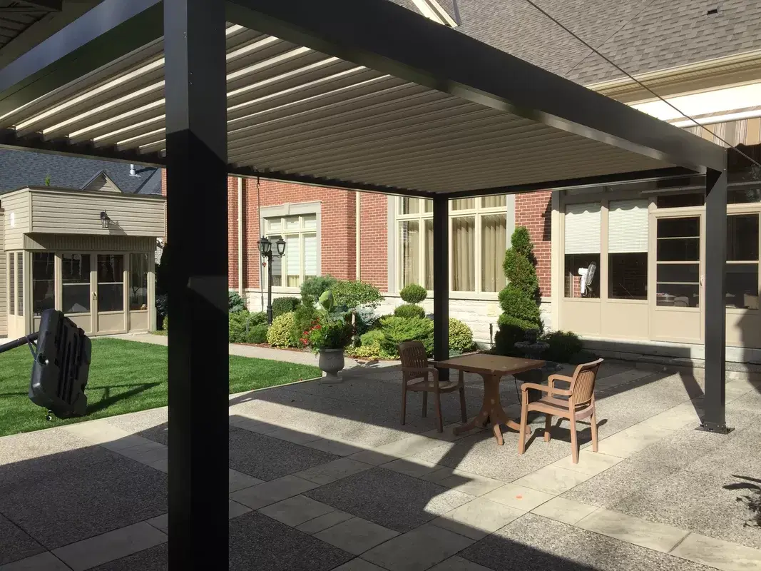 Jumlo Sunc Casri ah oo aan biyuhu celin karin matoorka Aluminium Pergola SUNC Brand 7