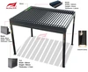 Pergola nga adunay Motorized Louvers 15 ka Adlaw - - SUNC 3