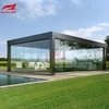 SUNC Brand Freestanding Aluminium Pemasok Louvered Pergola Otomatis 4